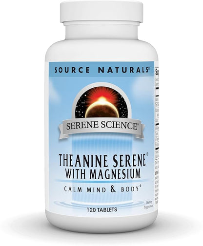 Source Naturals Serene Science L-Theanine 120 Tablets