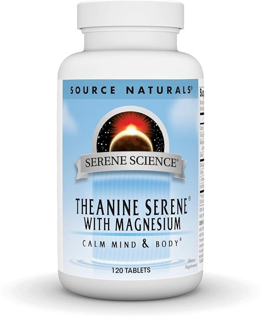 Source Naturals Serene Science L-Theanine 120 Tablets
