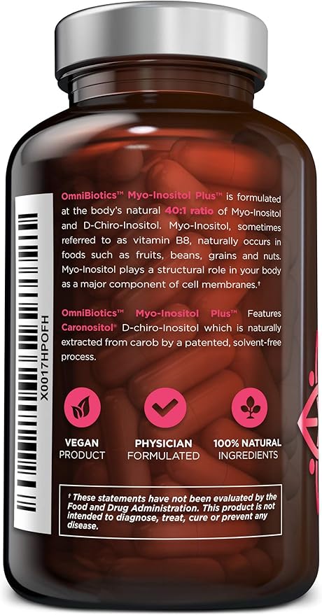 Myo-Inositol Plus & D-Chiro-Inositol (120 Capsules)