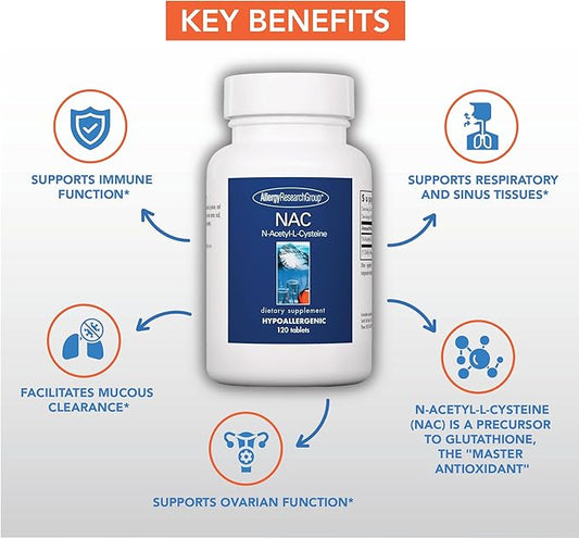 Allergy Research Group NAC Supplement 120 Count