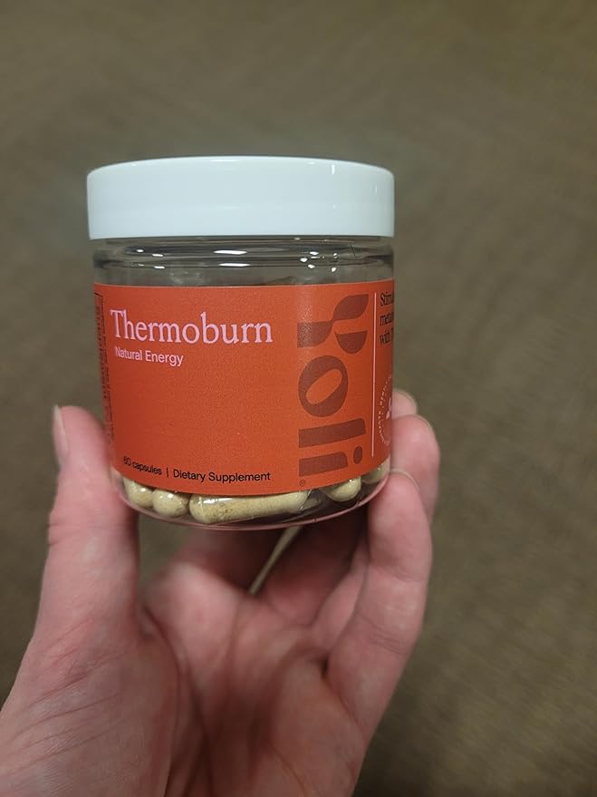 Yoli® Thermoburn Energy Supplement with Green Tea Leaf, Guarana, Choline, Raspberry Ketones and Thermo-G Proprietary Blend - Energy Vitamin, 60 Capsules