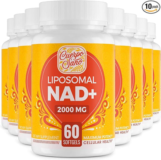 2000 MG NAD Supplement, Liposomal NAD+ Supplement with High Absorption, More Efficient Than Nicotinamide Riboside, Pure & Plus Boosting Supplement, Aging Defense, Metabolism & Cellular, 600 softgels