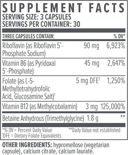 Biote Nutraceuticals - Methyl Factors+ - Circulation + Mood (90 Capsules)