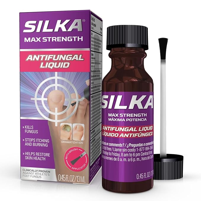 SILKA Max Strength Antifungal Liquid 1%, 0.45 0.45 Fl 1