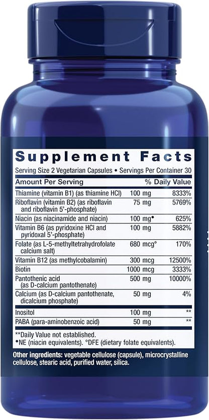 Life Extension Bioactive Complete B-complex, Heart, 60 Vegetarian