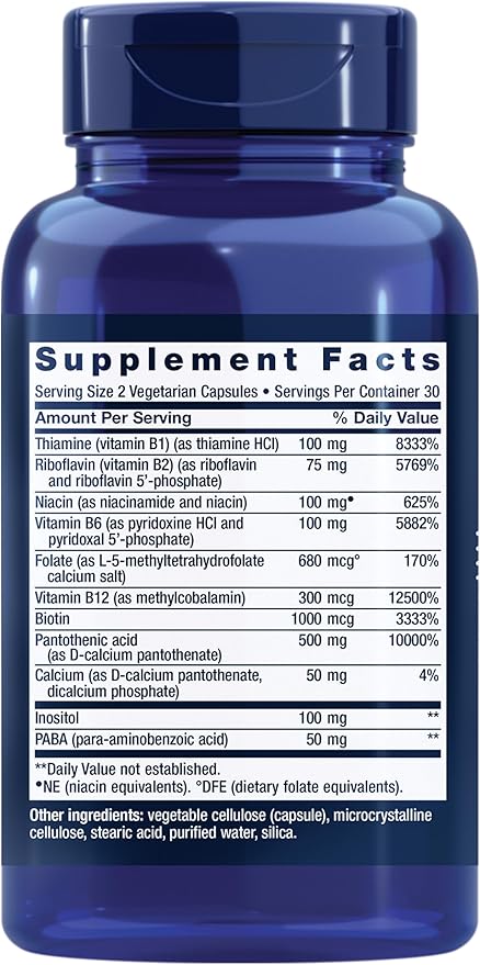 Life Extension Bioactive Complete B-complex, Heart, 60 Vegetarian