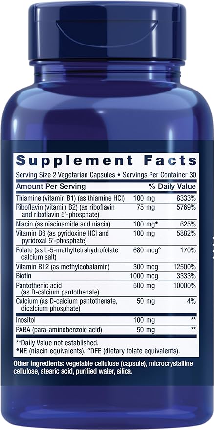 Life Extension Bioactive Complete B-complex, Heart, 60 Vegetarian