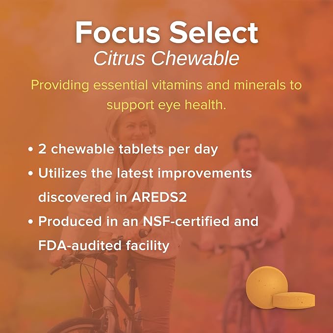Focus Select AREDS2 Based Chewable Eye AREDS2 Based (180 ct. 90 Day AREDS2 Based AREDS2 Low