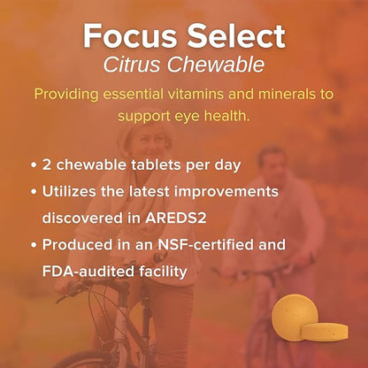 Focus Select AREDS2 Based Chewable Eye AREDS2 Based (180 ct. 90 Day AREDS2 Based AREDS2 Low