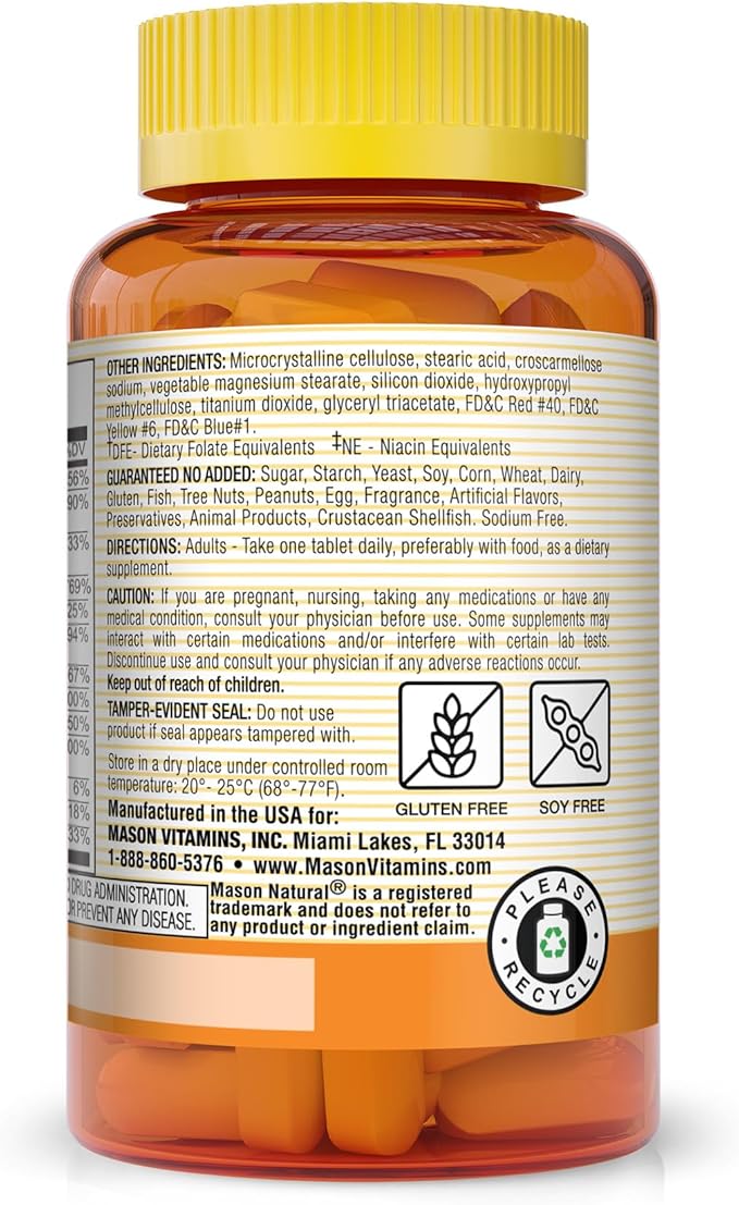 MASON NATURAL Stress B-Complex with Antioxidants 60 Tablets 3)
