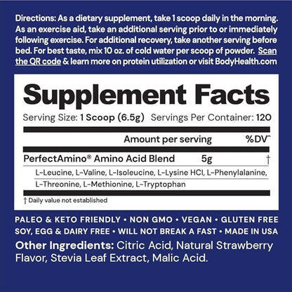 BodyHealth PerfectAmino Powder 120 Servings