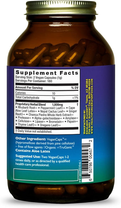 HEALTHFORCE SUPERFOODS Intestinal Movement Formula 360 Capsules