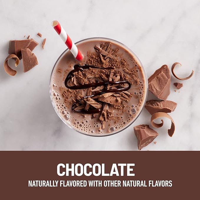 SlimFast Protein Shake, Chocolate- 20g Protein, 24 Vitamins 11 Fl 12)