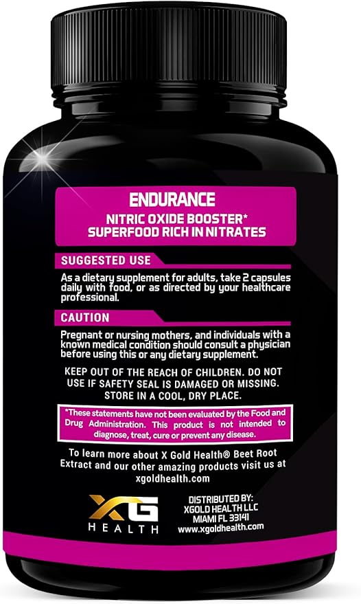 Beet Root Extract Capsules - 12000mg 20x Concentrated Beet Root Capsules Supplement w/Black Pepper - High Nitrates - Natural Nitric Oxide Booster - Highly Concentrated & Bioavailable -180 Veggie Caps