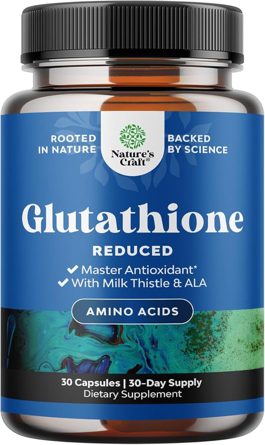 Reduced Glutathione Supplement with Glutamic Acid 500mg Per