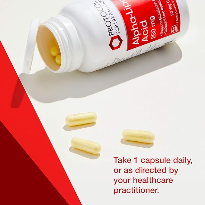 Protocol Alpha-Lipoic Acid 250mg 90 Veg