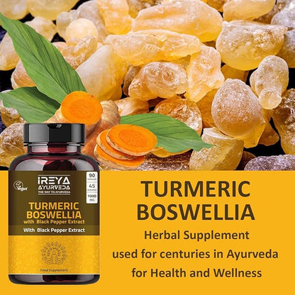 Boswellia Extract Capsules (90 Capsules) 1000 mg 45 Days
