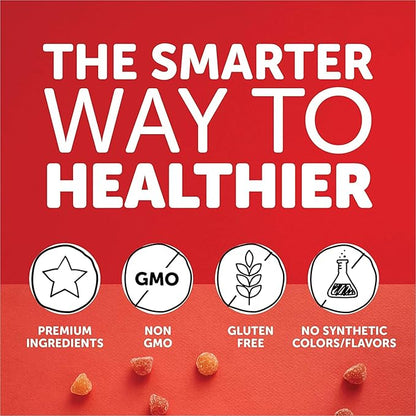 SmartyPants Kids Multivitamin Gummies and Probiotic 3 Fish D3, C, B12, B6, B6, Digestive (30 Day