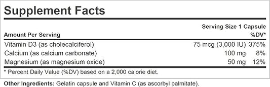 ANDREW LESSMAN Vitamin D3 3000 IU 60 Capsules
