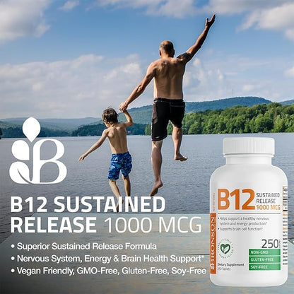 Bronson Vitamin B12 1000 MCG (B12 180 Tablets