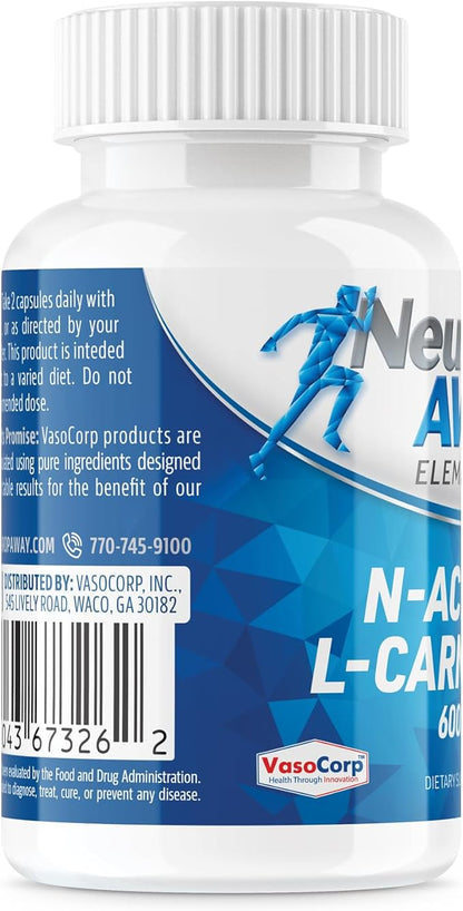 NeuropAWAY Elements N-Acetyl-L-Carnosine 600mg 60CT Acid