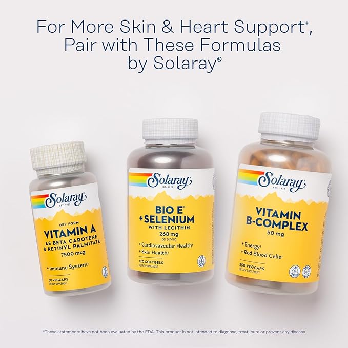 Solaray Bio E with Selenium Supplement, 400iu, 120 120 Count
