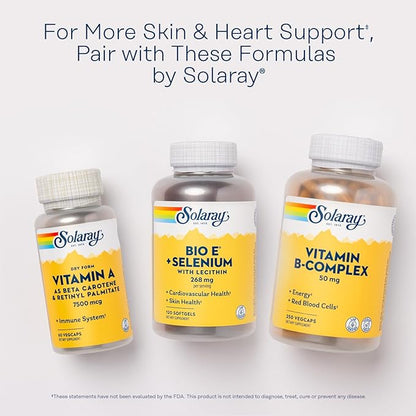 Solaray Bio E with Selenium Supplement, 400iu, 120 120 Count
