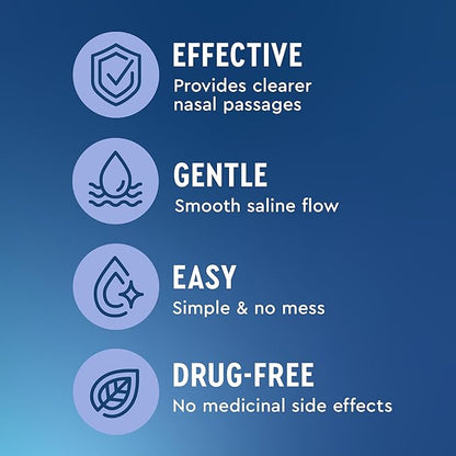 Navage Nasal Care Starter Bundle Nose 20 SaltPods, 10 SaltPods