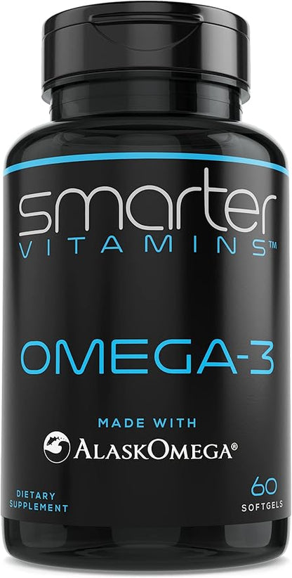 SmarterVitamins Omega 3 Fish Oil, Strawberry 2000mg, DHA