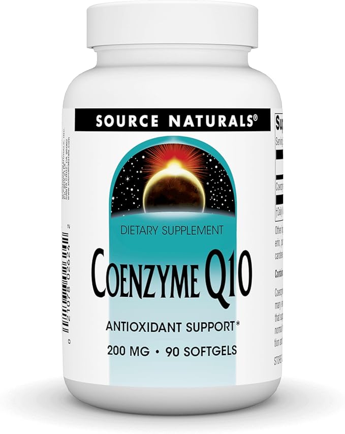 Source Natural Coenzyme Q10, Antioxidant Support*, 200 mg 90 Softgels
