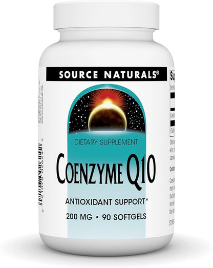 Source Natural Coenzyme Q10, Antioxidant Support*, 200 mg 90 Softgels