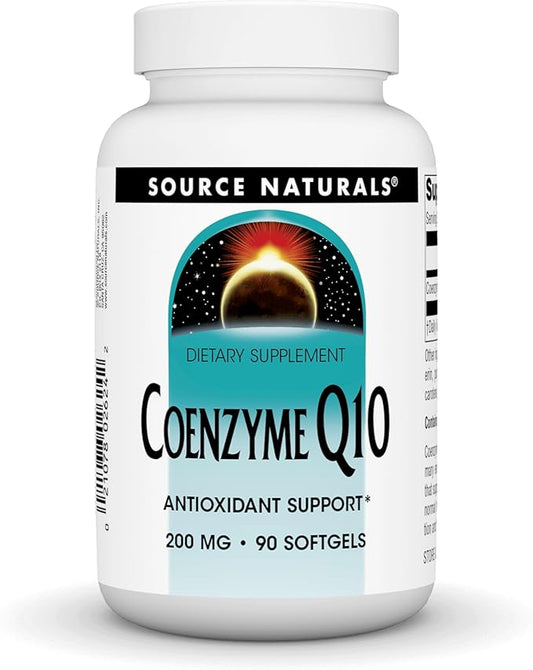 Source Natural Coenzyme Q10, Antioxidant Support*, 200 mg 90 Softgels
