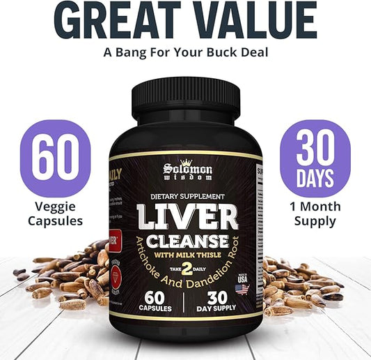 Liver Cleanse Detox & Repair Formula 60 Liver