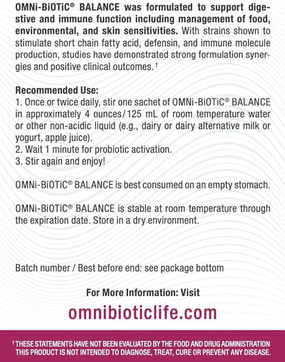 Balance Probiotic Immune Support (28 Daily