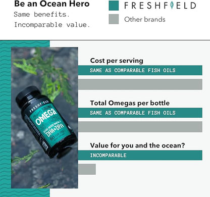 Ocean Saving Omega 3, The Fish 2-Month Supply, (440 mg), 60 Count