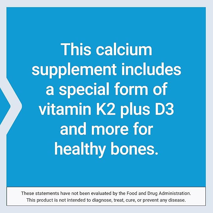 Life Extension Bone Restore Elite Calcium K2, calcium, D3, magnesium, K2, for 120 capsules