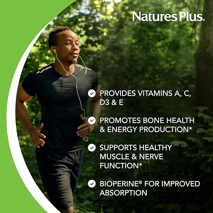 NaturesPlus Activated Coral Calcium 345 mg, 90 Vegetarian 30 Servings