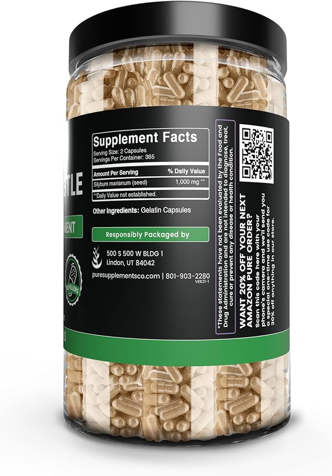 Pure Original Ingredients Milk Thistle (730
