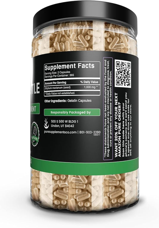 Pure Original Ingredients Milk Thistle (730