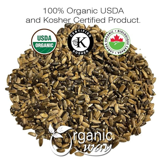 Organic Way Whole Milk Thistle Seeds (4 Ounce 1)