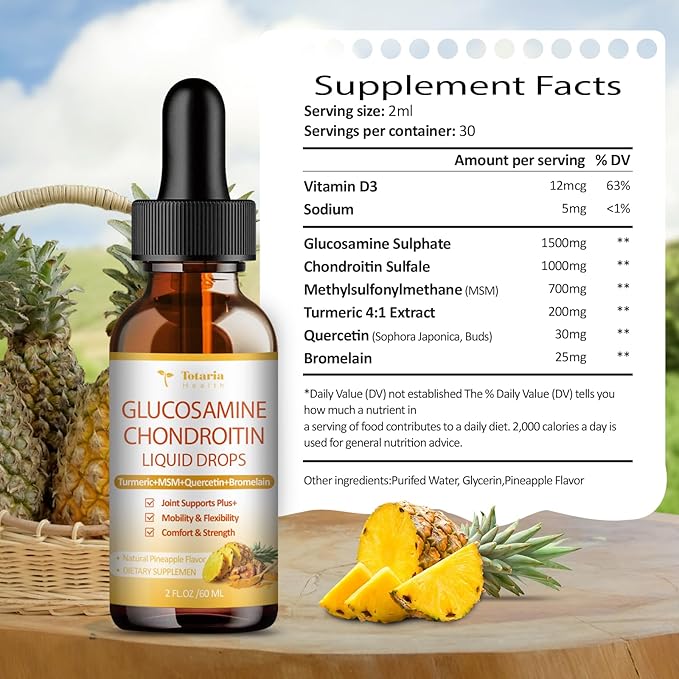 Glucosamine Chondroitin Liquid Drops