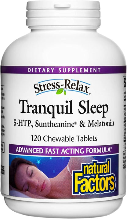 Natural Factors, Stress-Relax Tranquil Sleep Chewable, 120 Count 1)