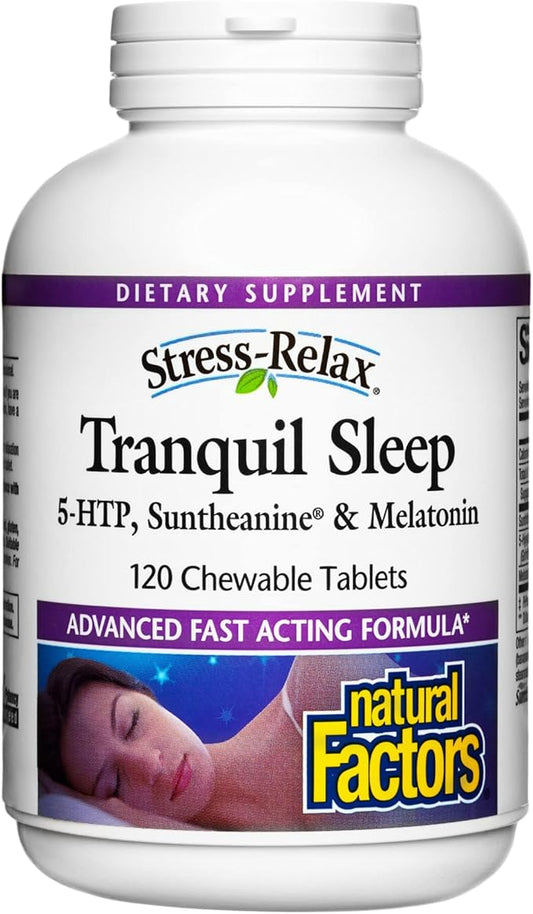 Natural Factors, Stress-Relax Tranquil Sleep Chewable, 120 Count 1)
