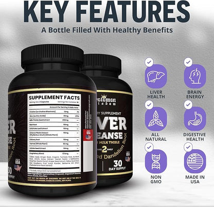 Liver Cleanse Detox & Repair Formula 60 Liver