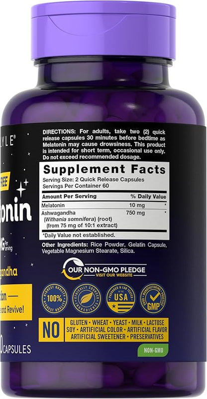 Carlyle Melatonin 10mg 120 Capsules