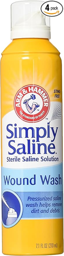 Arm & Hammer Simply Saline Wound Debris,7.4 Ounce 4)