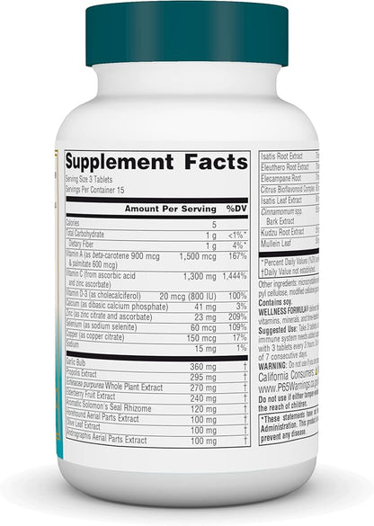 Source Naturals Wellness Formula Bio-Aligned Vitamins 45 Tablets