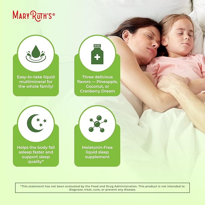 MaryRuth Organics Extra Strength Nighttime Liquid 4 Flavors 32 Servings