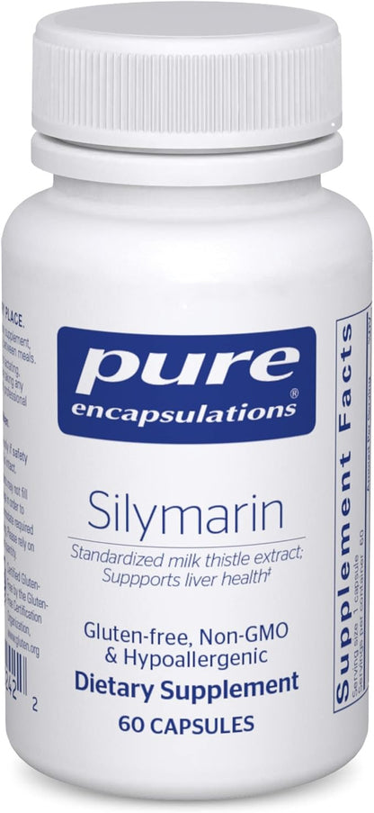 Pure Encapsulations Silymarin 250 mg 60 Capsules