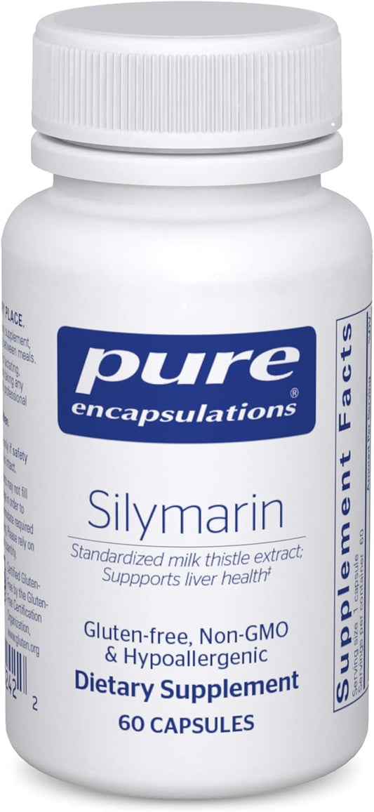 Pure Encapsulations Silymarin 250 mg 60 Capsules